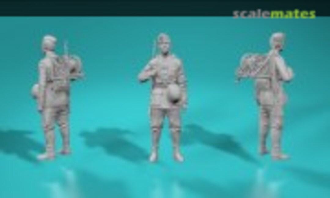 1:35 German WWII soldier - radio - version 2 (EMP3d 99200202-35) 99200202-35