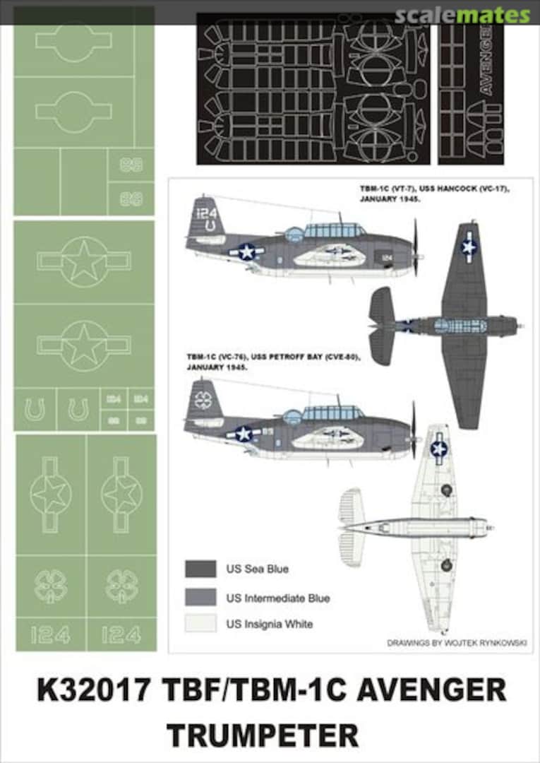 Boxart Grumman TBF-1C Avenger K32017 Montex Boxart Grumman TBF-1C Avenger K32017 Montex