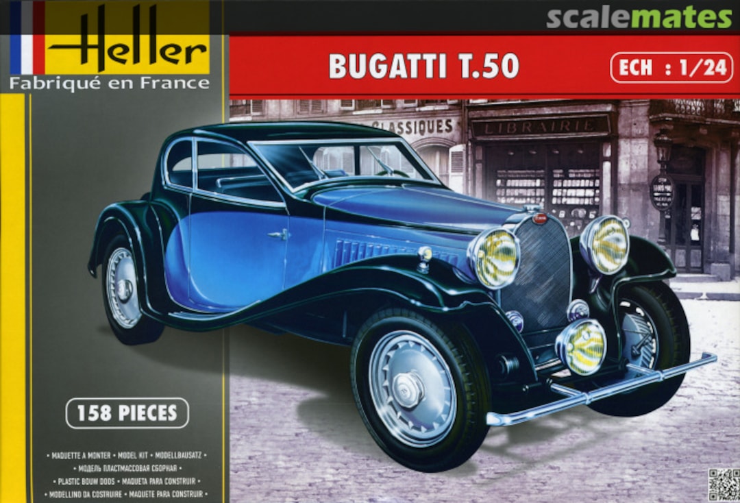 Boxart Bugatti T.50 80706 Heller
