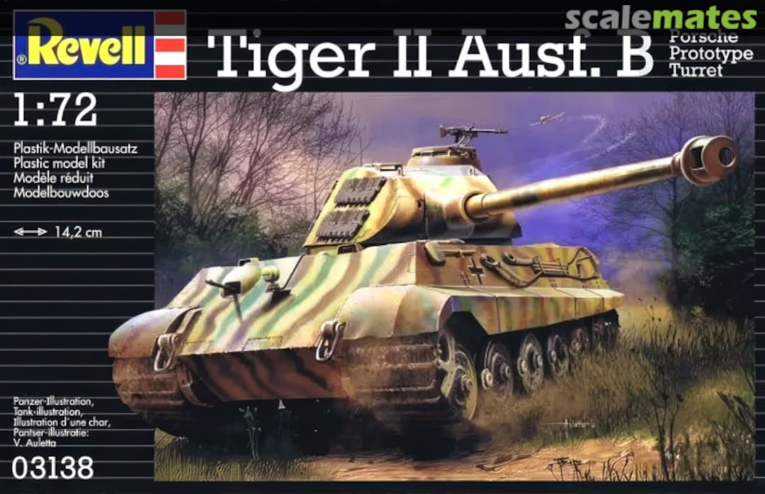 Boxart Tiger II Ausf. B 03138 Revell Boxart Tiger II Ausf. B 03138 Revell