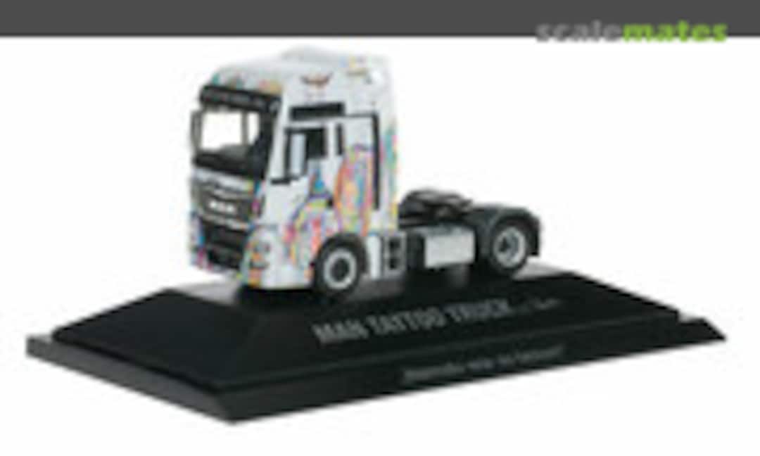 MAN TGX XXL Euro6 Solo-Zugmaschine &quot;MAN - Niemals war es besser&quot; (PC) (Herpa 918732)
