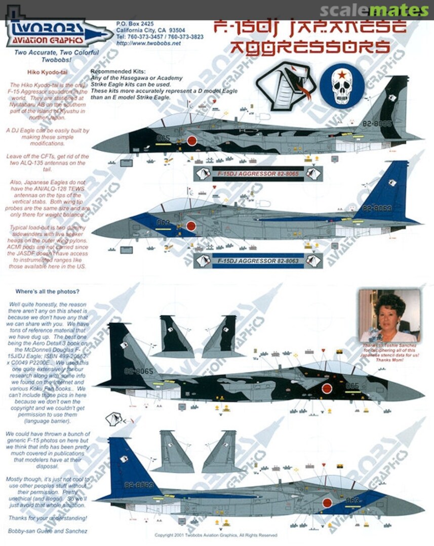 Boxart F-15DJ Aggressors 48-008 TwoBobs Aviation Graphics Boxart F-15DJ Aggressors 48-008 TwoBobs Aviation Graphics
