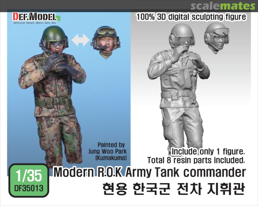 Boxart Modern ROK Army Tank Commander for K2 DF35013 Def.Model Boxart Modern ROK Army Tank Commander for K2 DF35013 Def.Model