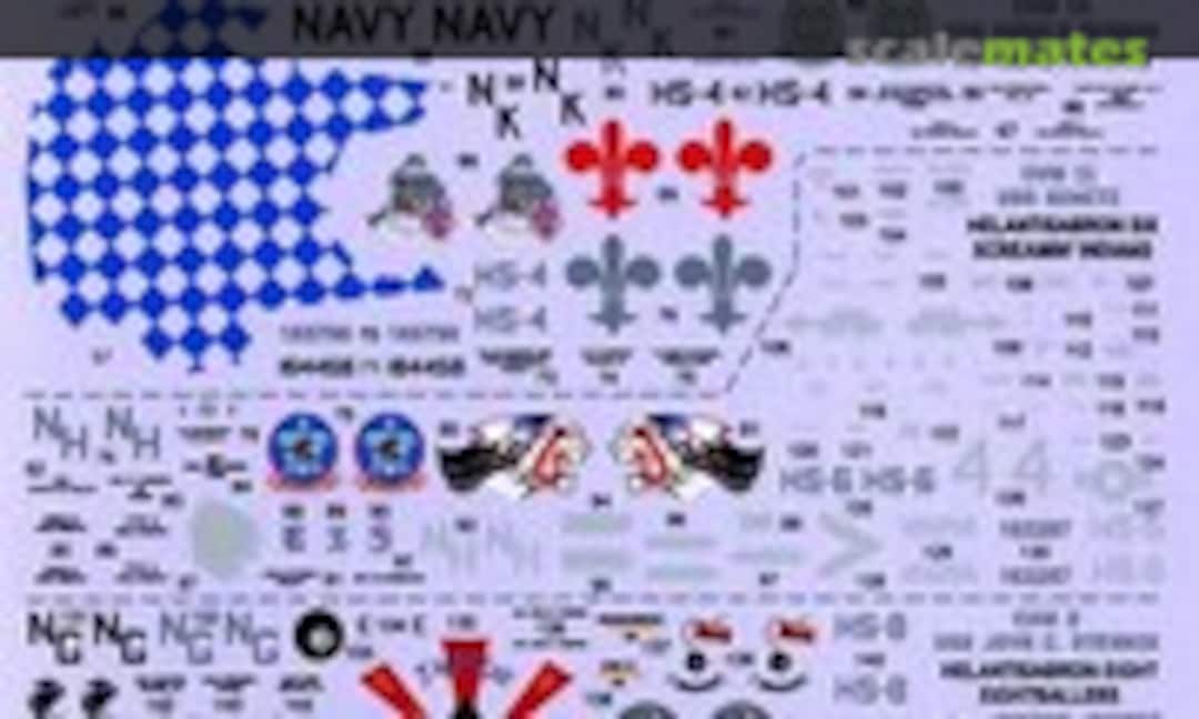 1:72 Sikorsky SH-60 F/H Ocean/Rescue Hawk (Authentic Decals 72-21) 72-21