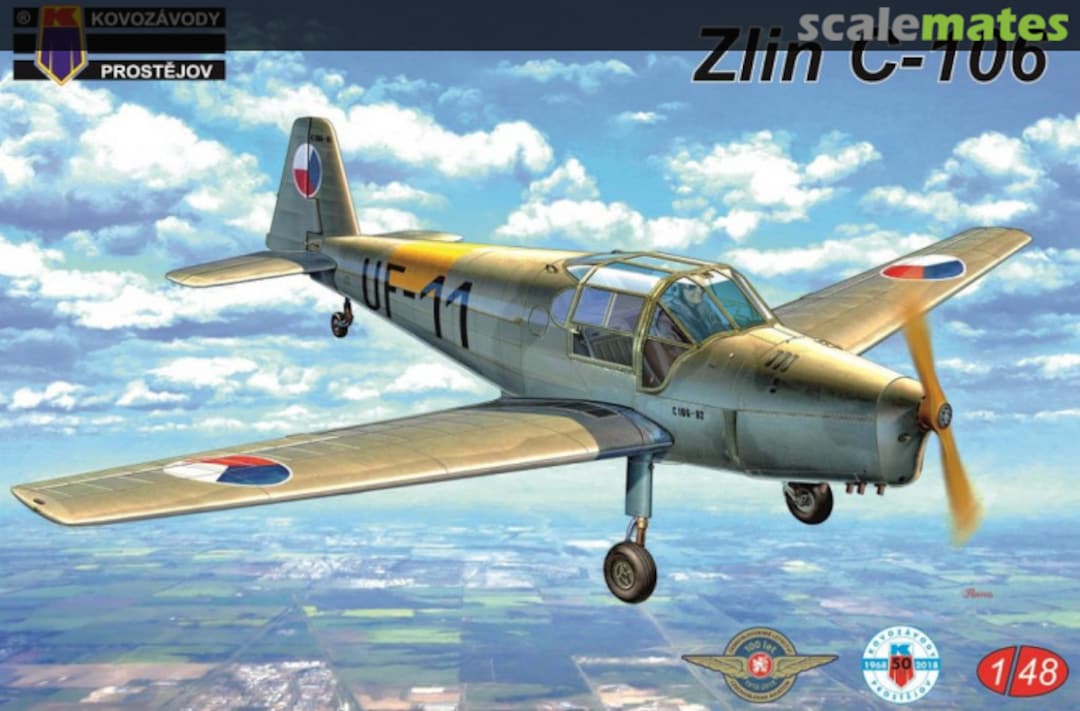 Boxart Zlin C-106 KPM4809 Kovozávody Prostějov Boxart Zlin C-106 KPM4809 Kovozávody Prostějov