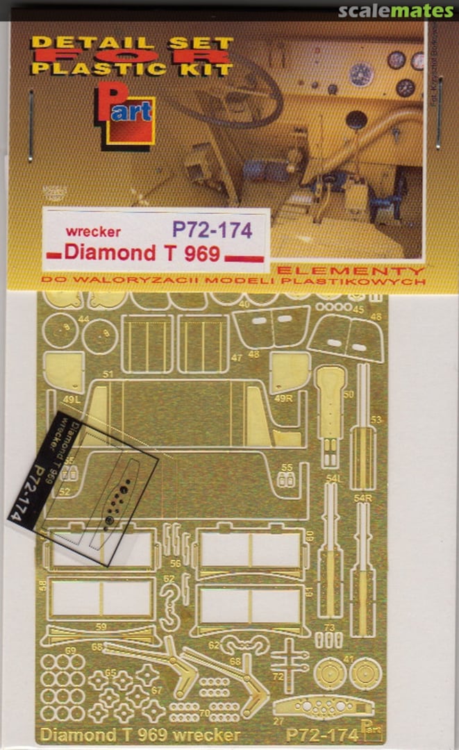 Boxart Diamond T 969 Wrecker IBG P72-174 Part Boxart Diamond T 969 Wrecker IBG P72-174 Part