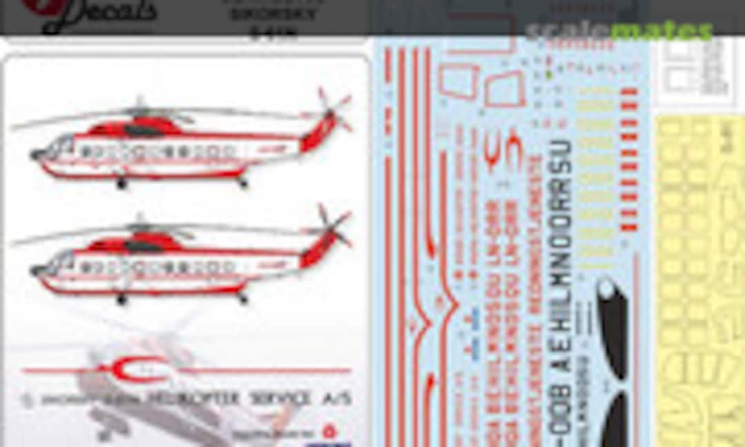 1:72 Helikopter Service Sikorsky S-61N first cs (Lima November Decals LN72-534) LN72-534