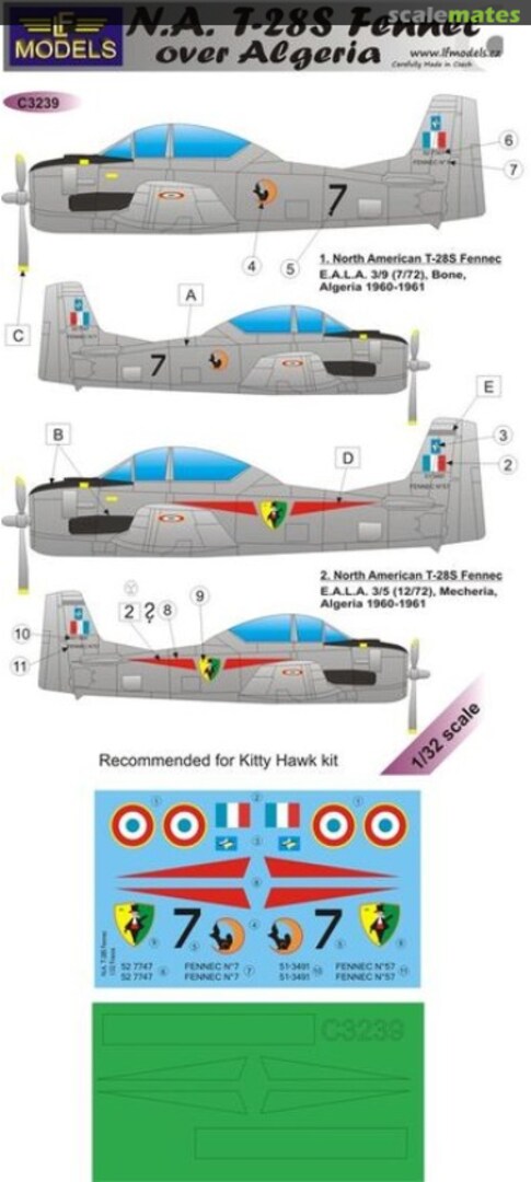 Boxart N.A. T-28S Fennec C3239 LF Models Boxart N.A. T-28S Fennec C3239 LF Models
