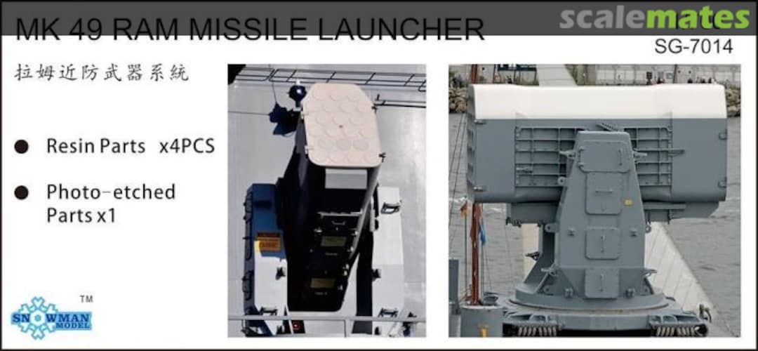 Boxart Mk 49 RAM Missile Launcher SG-7014 Snowman Model Boxart Mk 49 RAM Missile Launcher SG-7014 Snowman Model