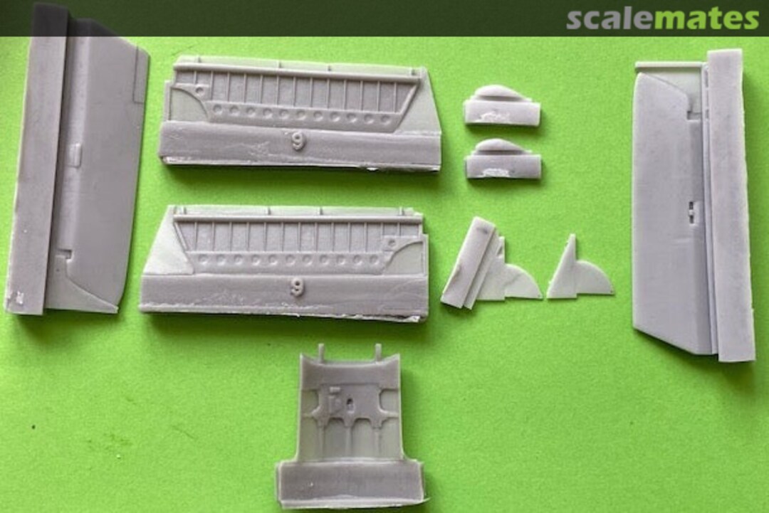 Boxart Hawker Hunter ailerons, flaps, airbrake and parts to convert to Mk.9 for Airfix ACM-48014 Aerocraft Models Boxart Hawker Hunter ailerons, flaps, airbrake and parts to convert to Mk.9 for Airfix ACM-48014 Aerocraft Models