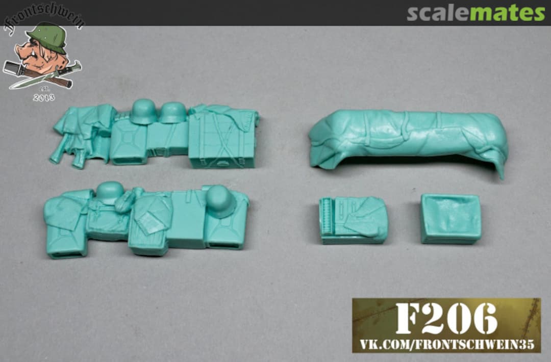 Boxart Sd. Kfz 251 Stowage Set F206 Frontschwein Boxart Sd. Kfz 251 Stowage Set F206 Frontschwein