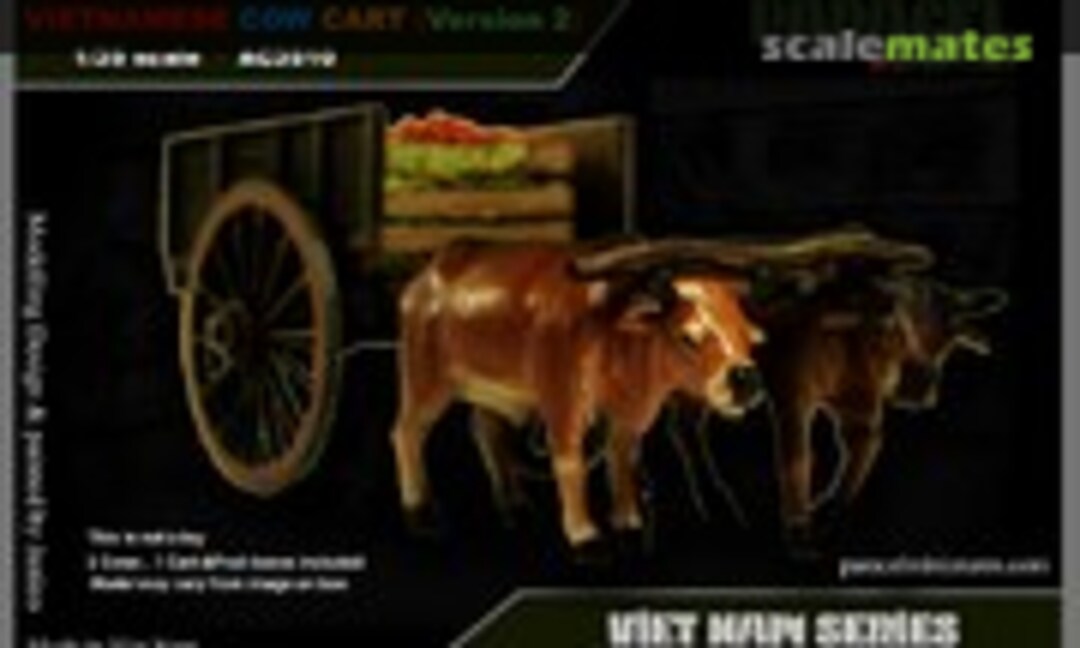 1:35 Vietnamese Cow Cart Version 2 (Paracel Miniatures AC3510)