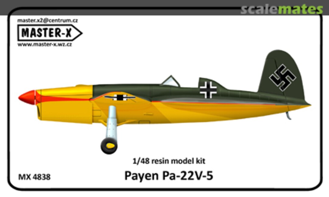 Boxart Payen Pa-22V-5 Classic rudder MX 4838 Master-X Boxart Payen Pa-22V-5 Classic rudder MX 4838 Master-X
