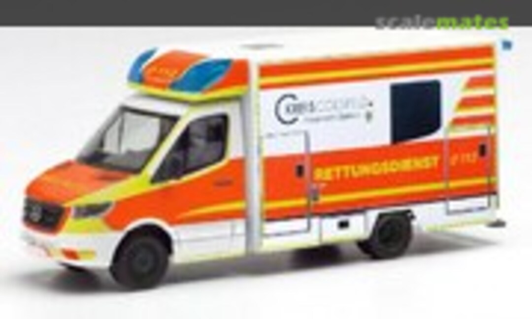 1:87 Mercedes-Benz Sprinter `18 Fahrtec-RTW &quot;Rettungsdienst Dülmen&quot; (Herpa 095570)