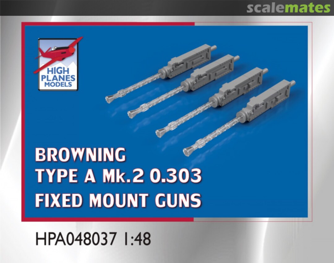 Boxart Browning Type A Mk.2 0.303 Fixed Mount Guns HPA048037 High Planes Models Boxart Browning Type A Mk.2 0.303 Fixed Mount Guns HPA048037 High Planes Models