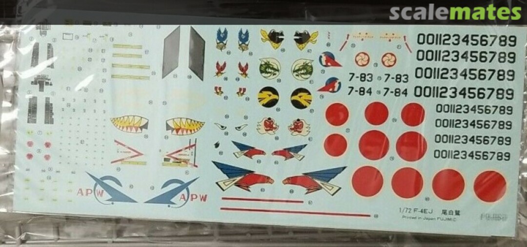 Contents McDonnell Douglas F-4E/EJ Phantom II 72102 Fujimi Contents McDonnell Douglas F-4E/EJ Phantom II 72102 Fujimi