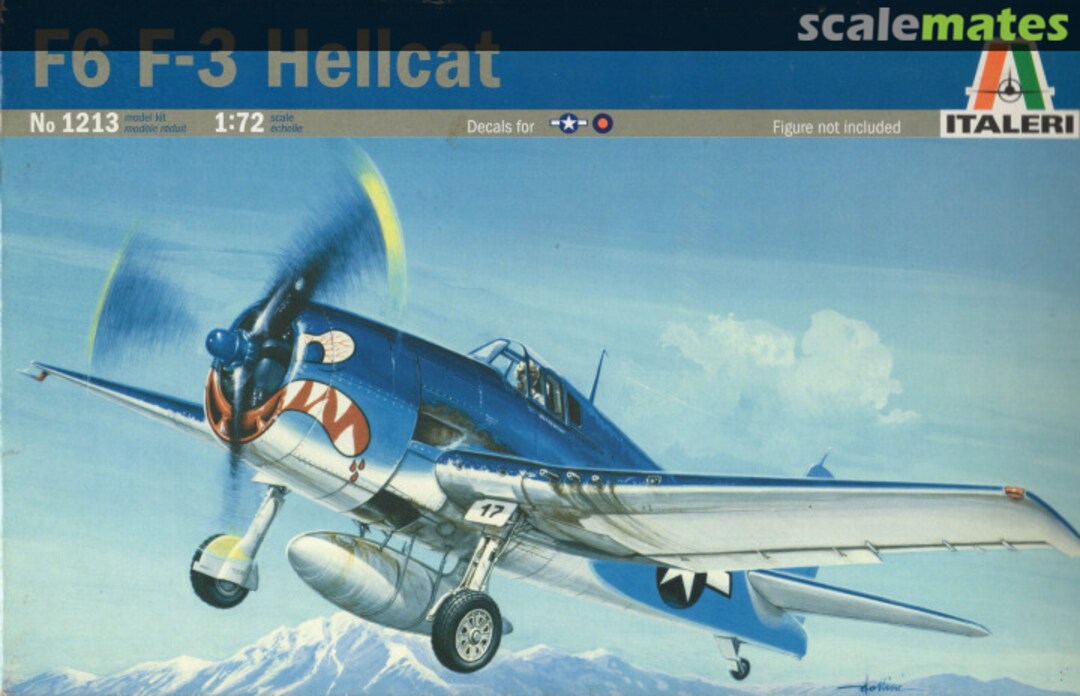 Boxart Grumman F6F-3 Hellcat 1213 Italeri