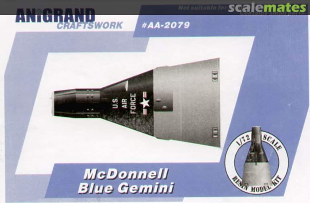 Boxart McDonnell Blue Gemini AA-2079 Anigrand Craftswork Boxart McDonnell Blue Gemini AA-2079 Anigrand Craftswork