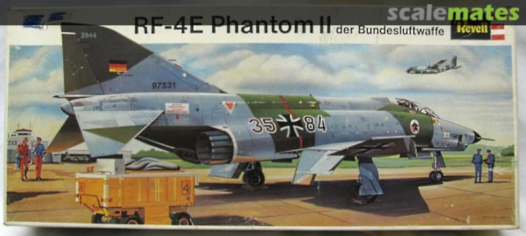 Boxart RF-4E Phantom II der Bundesluftwaffe H187 Revell Boxart RF-4E Phantom II der Bundesluftwaffe H187 Revell