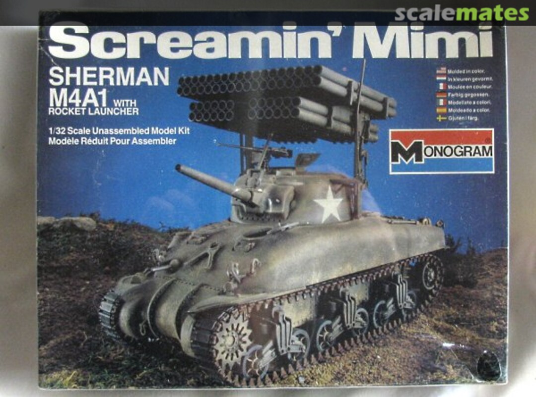 Boxart Sherman M4A1 6500 Monogram Boxart Sherman M4A1 6500 Monogram