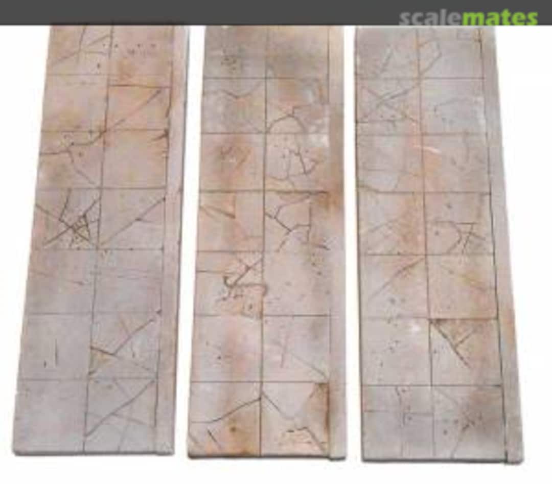 Boxart Battle Damaged Concrete Sidewalks DP21 Dioramas Plus Boxart Battle Damaged Concrete Sidewalks DP21 Dioramas Plus