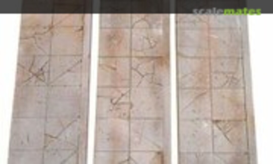 1:35 Battle Damaged Concrete Sidewalks (Dioramas Plus DP21) DP21