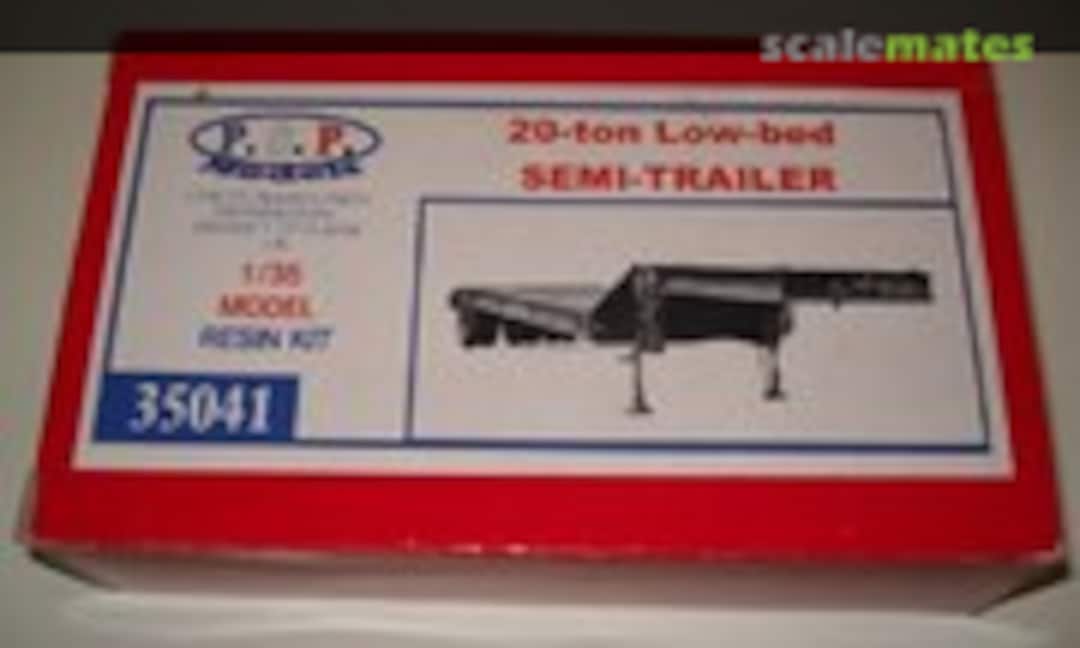 1:35 20-ton Low-bed Semi-Trailer (P.S.P. 35041) 35041