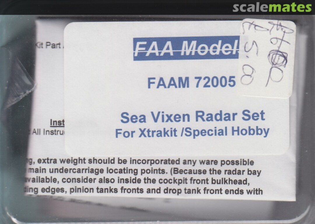 Boxart Radar Set 72005 FAA Models Boxart Radar Set 72005 FAA Models