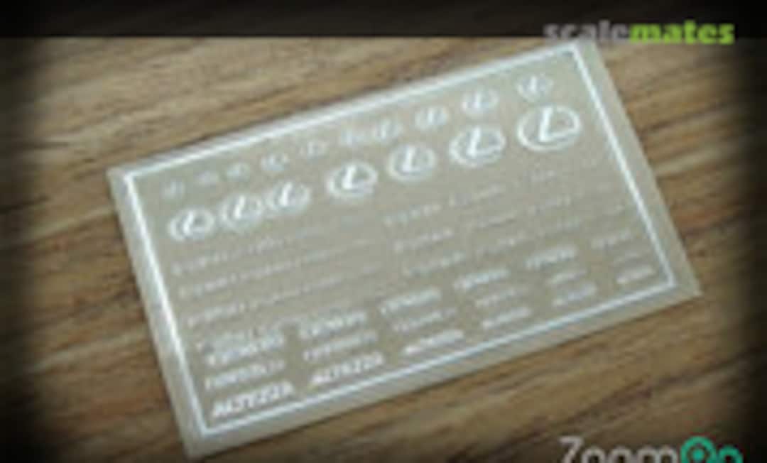 1:24 Lexus Logo Metal Sticer (ZoomOn ZD022) ZD022