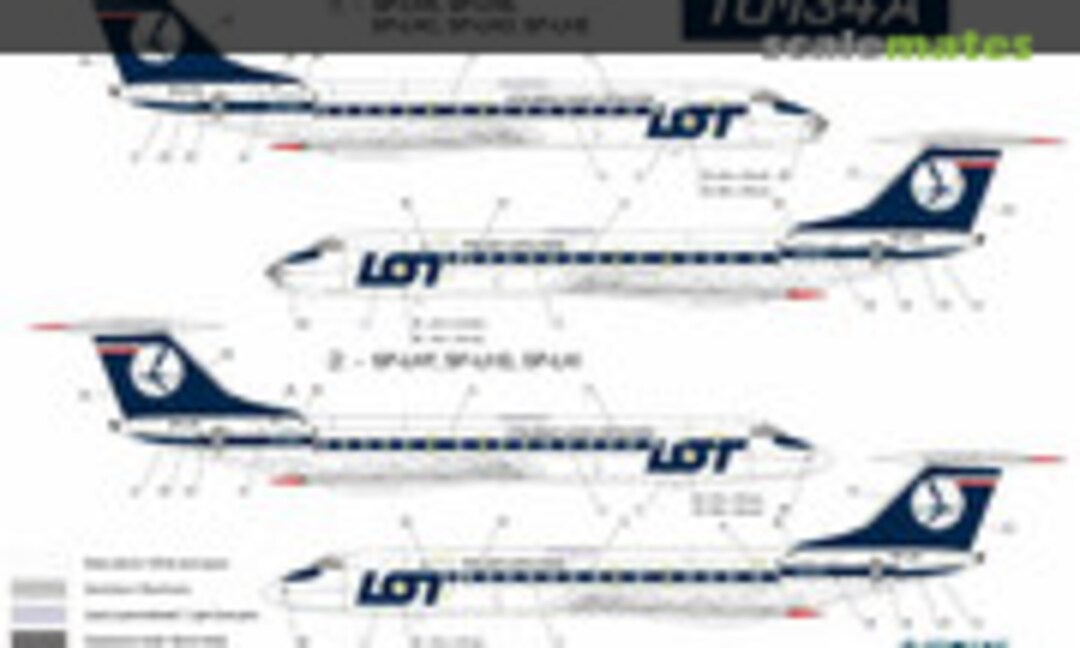 1:144 Tu-134A PLL LOT (Martola 144D005) 144D005