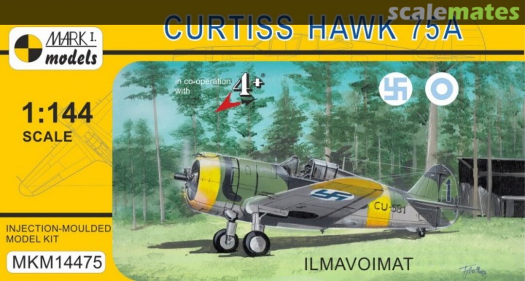 Boxart Curtiss Hawk 75A Ilmavoimat MKM14475 Mark I Models