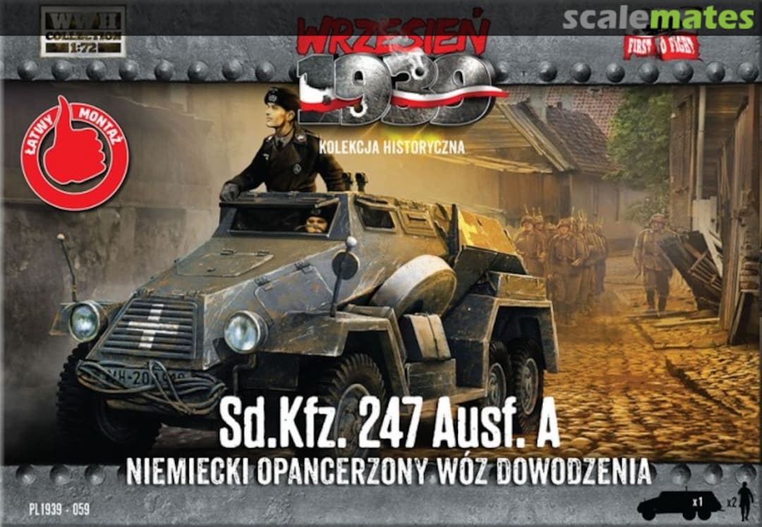 Boxart Sd.Kfz. 247 Ausf. A PL1939-059 First to Fight Boxart Sd.Kfz. 247 Ausf. A PL1939-059 First to Fight