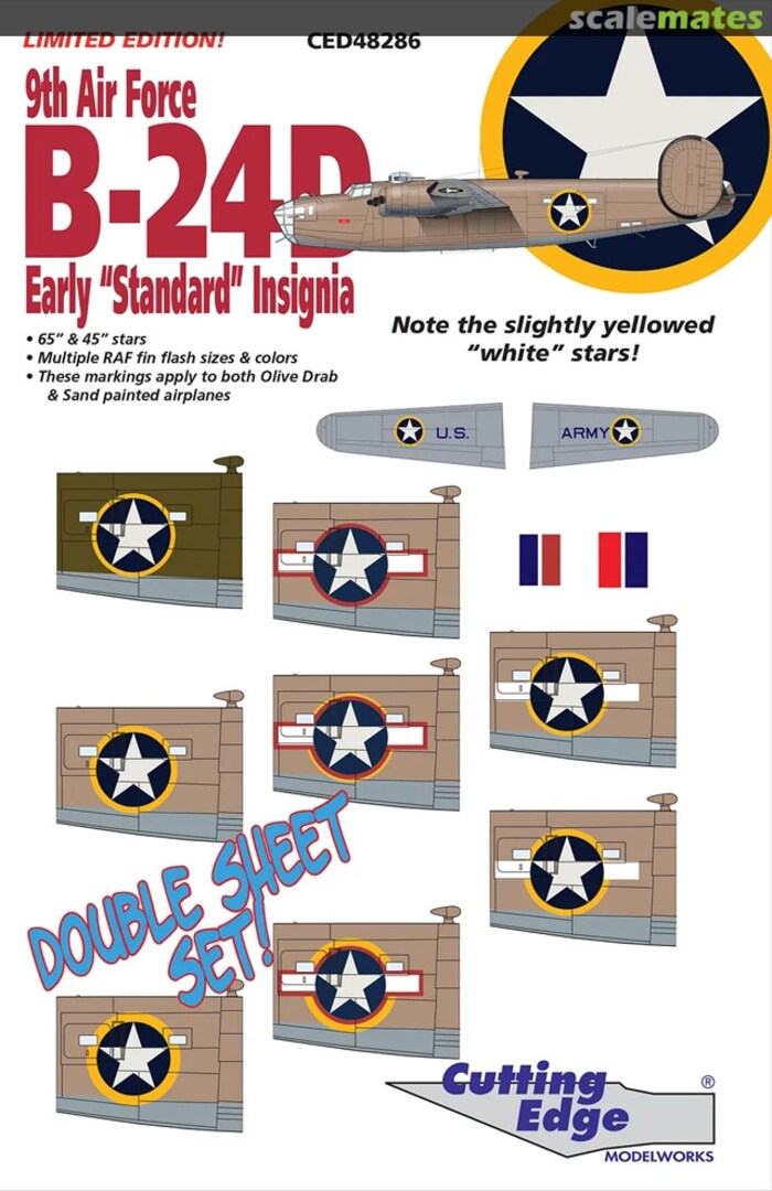 Boxart 9th Air Force B-24D CED48286 Cutting Edge Modelworks Boxart 9th Air Force B-24D CED48286 Cutting Edge Modelworks