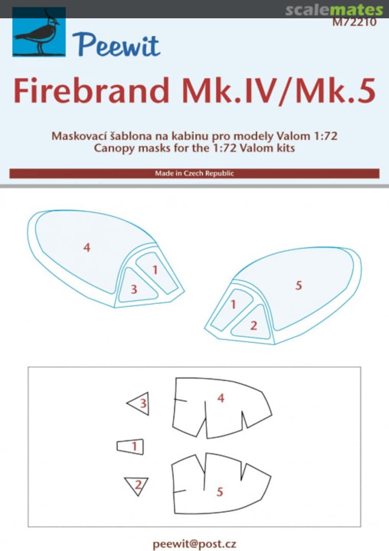 Boxart Blackburn Firebrand Mk.IV/Mk.V M72210 Peewit Boxart Blackburn Firebrand Mk.IV/Mk.V M72210 Peewit