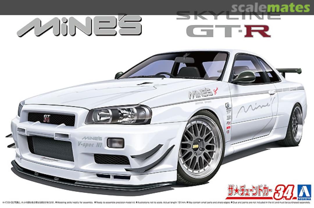 Boxart Mine's BNR34 Skyline GT-R '02 059869 Aoshima Boxart Mine's BNR34 Skyline GT-R '02 059869 Aoshima