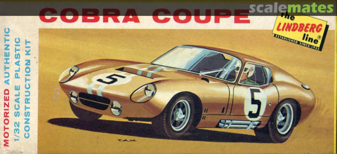Boxart Cobra Coupe 6050 Lindberg Boxart Cobra Coupe 6050 Lindberg
