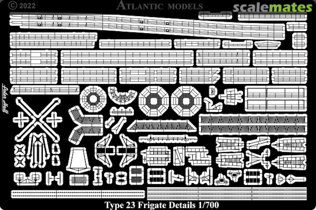 Boxart Type 23 Frigate Detail Set ATEM 70007 Atlantic Models Boxart Type 23 Frigate Detail Set ATEM 70007 Atlantic Models