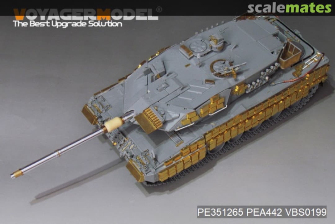 Boxart Ukrainian Leopard 2A6 main battle tank modification PE351265 Voyager Model Boxart Ukrainian Leopard 2A6 main battle tank modification PE351265 Voyager Model