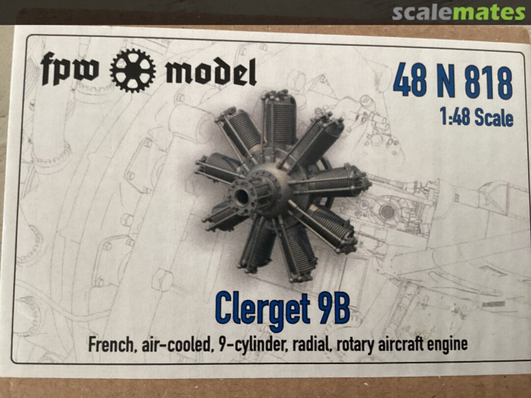 Boxart Clerget 9b 48N818 FPW Model