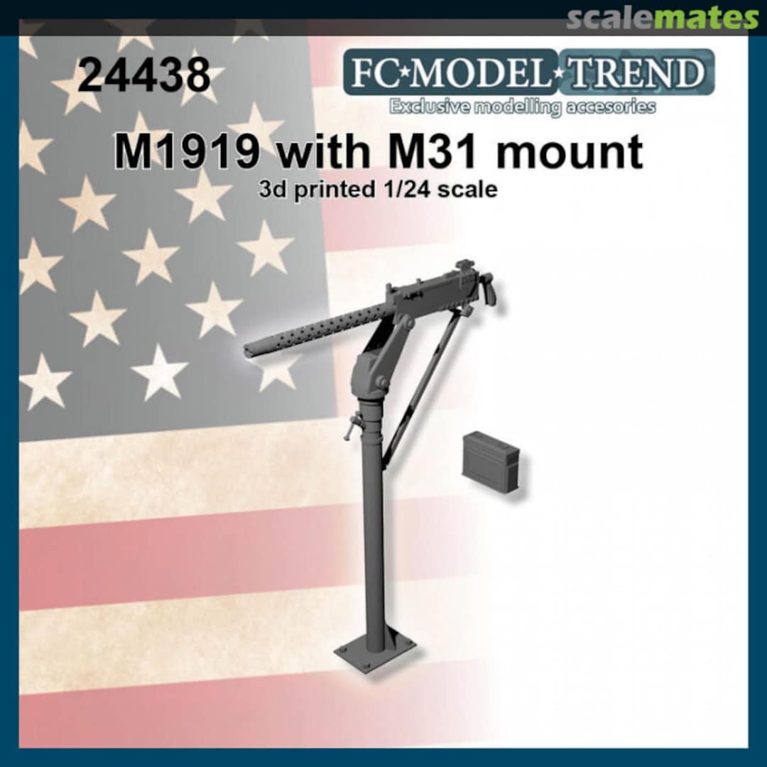 Boxart M1919 with M31 mount 24438 FC Model Trend Boxart M1919 with M31 mount 24438 FC Model Trend