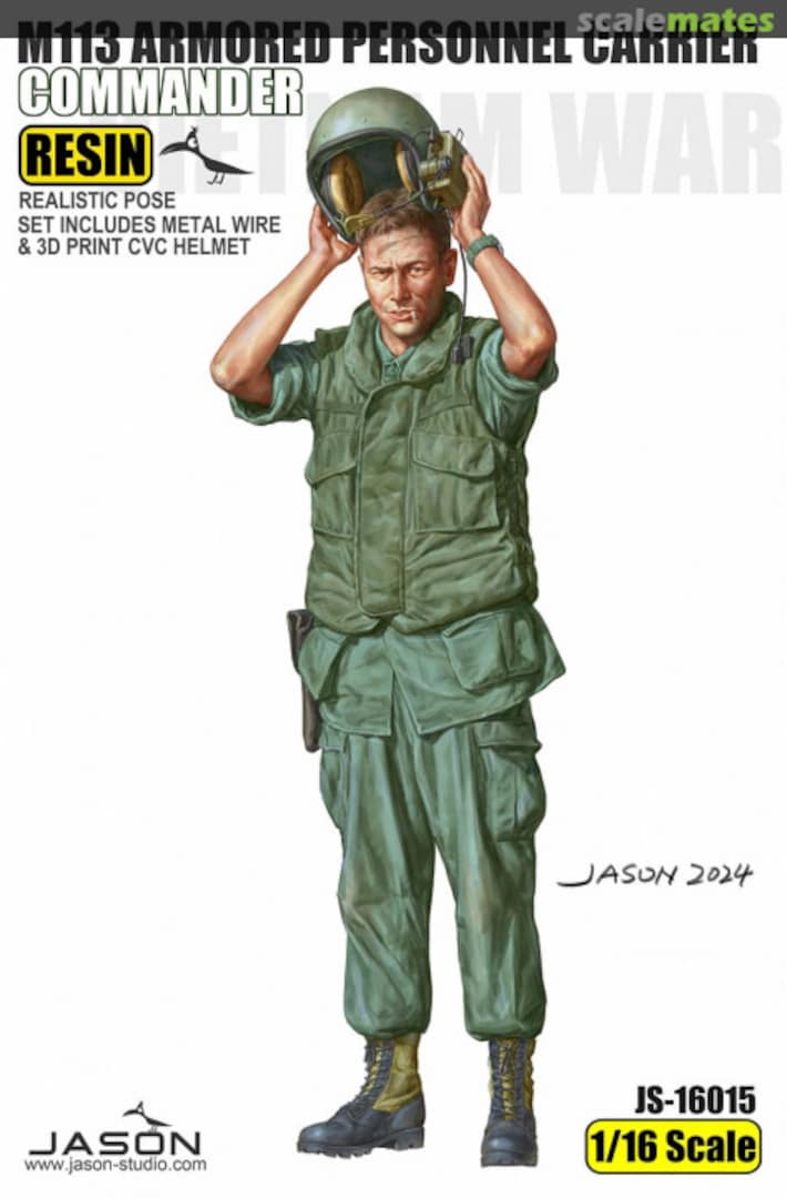 Boxart M113 Armored Personnel Carrier Commander JS-16015 Jason Studio