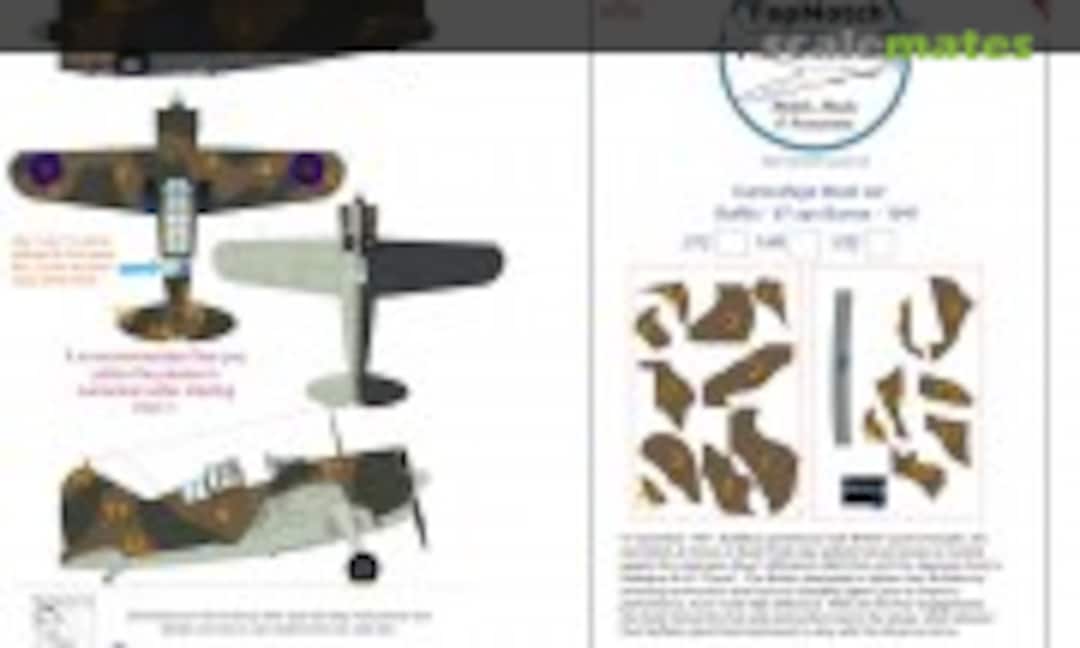 1:48 Brewster Buffalo RAF 67 sqn Burma 1941 (TopNotch TNM48-M197) TNM48-M197