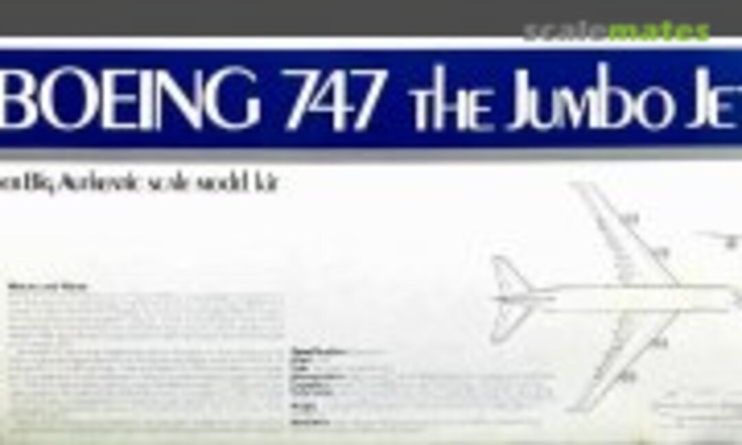 1:100 Boeing 747 All Nippon Airways (Doyusha 100-B4-8000)