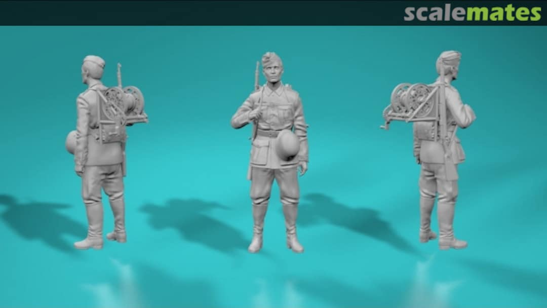 Boxart German WWII soldier - radio - version 2 99200202-72 EMP3d Boxart German WWII soldier - radio - version 2 99200202-72 EMP3d