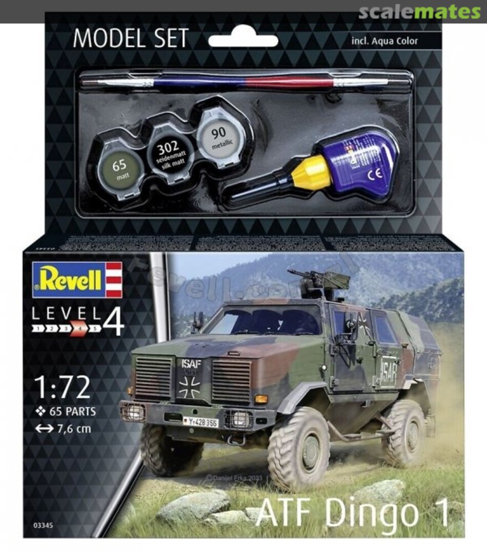 Boxart Model Set ATF Dingo 1 63345 Revell