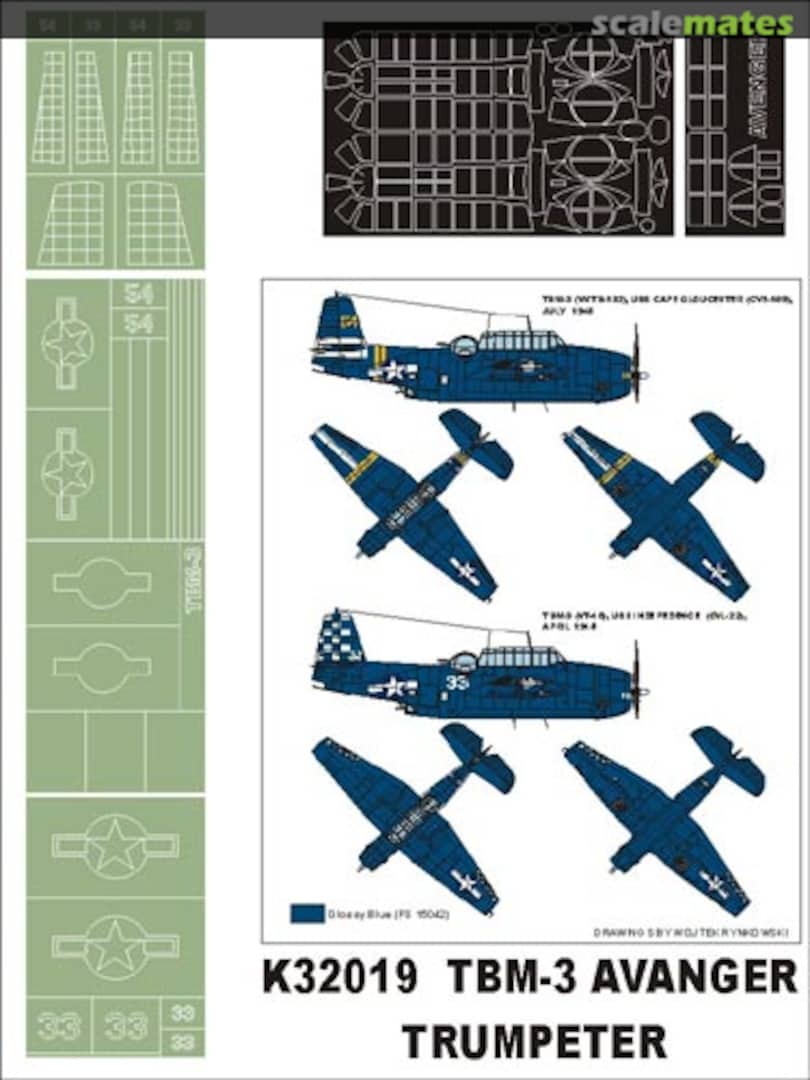 Boxart Grumman TBM-3 Avenger K32019 Montex Boxart Grumman TBM-3 Avenger K32019 Montex