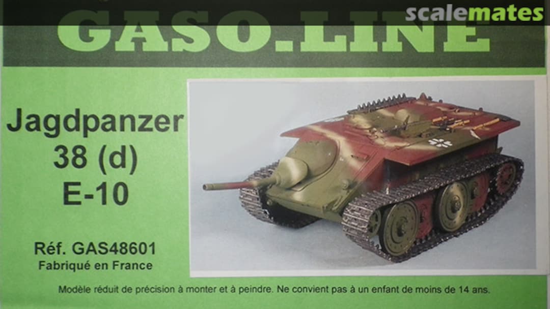 Boxart E-10 Jagdpanzer 38(d) 75mm Pak39 GAS48601 Gaso.line Boxart E-10 Jagdpanzer 38(d) 75mm Pak39 GAS48601 Gaso.line