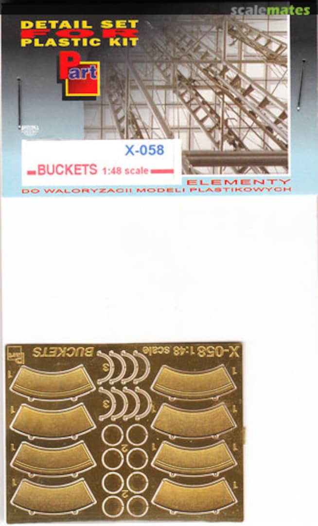 Boxart Buckets X-058 Part Boxart Buckets X-058 Part