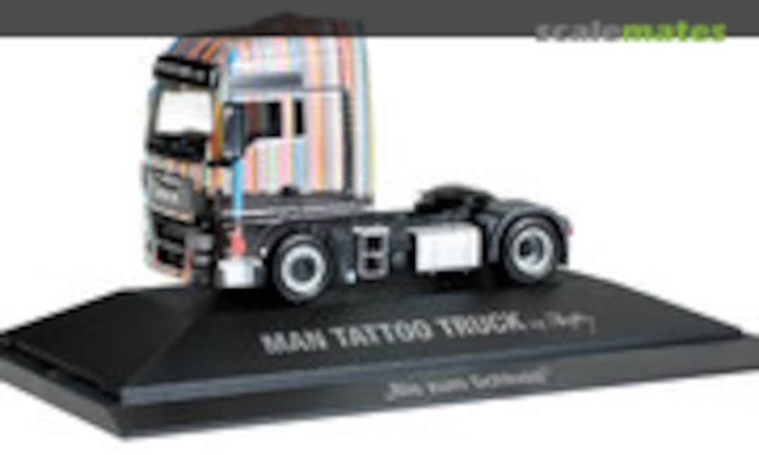 MAN TGX XXL Euro6 Solo-Zugmaschine &quot;MAN - Bis zum Schluss&quot; (PC) (Herpa 918756)