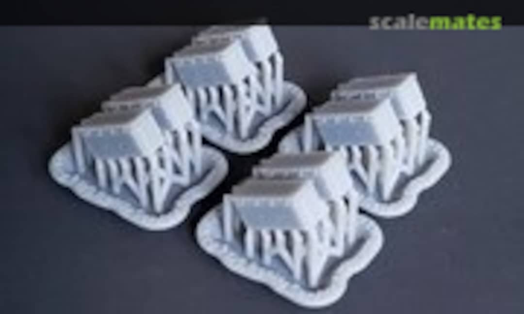 1:125 20mm Oerlikon Ready Service Ammunition Lockers (set of 8) (Model Monkey 125-Oer.Lockers) 125-Oer.Lockers